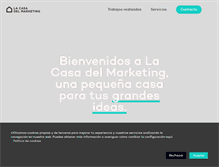 Tablet Screenshot of lacasadelmarketing.com